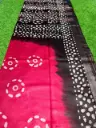 Cotton Lilen Batik Saree